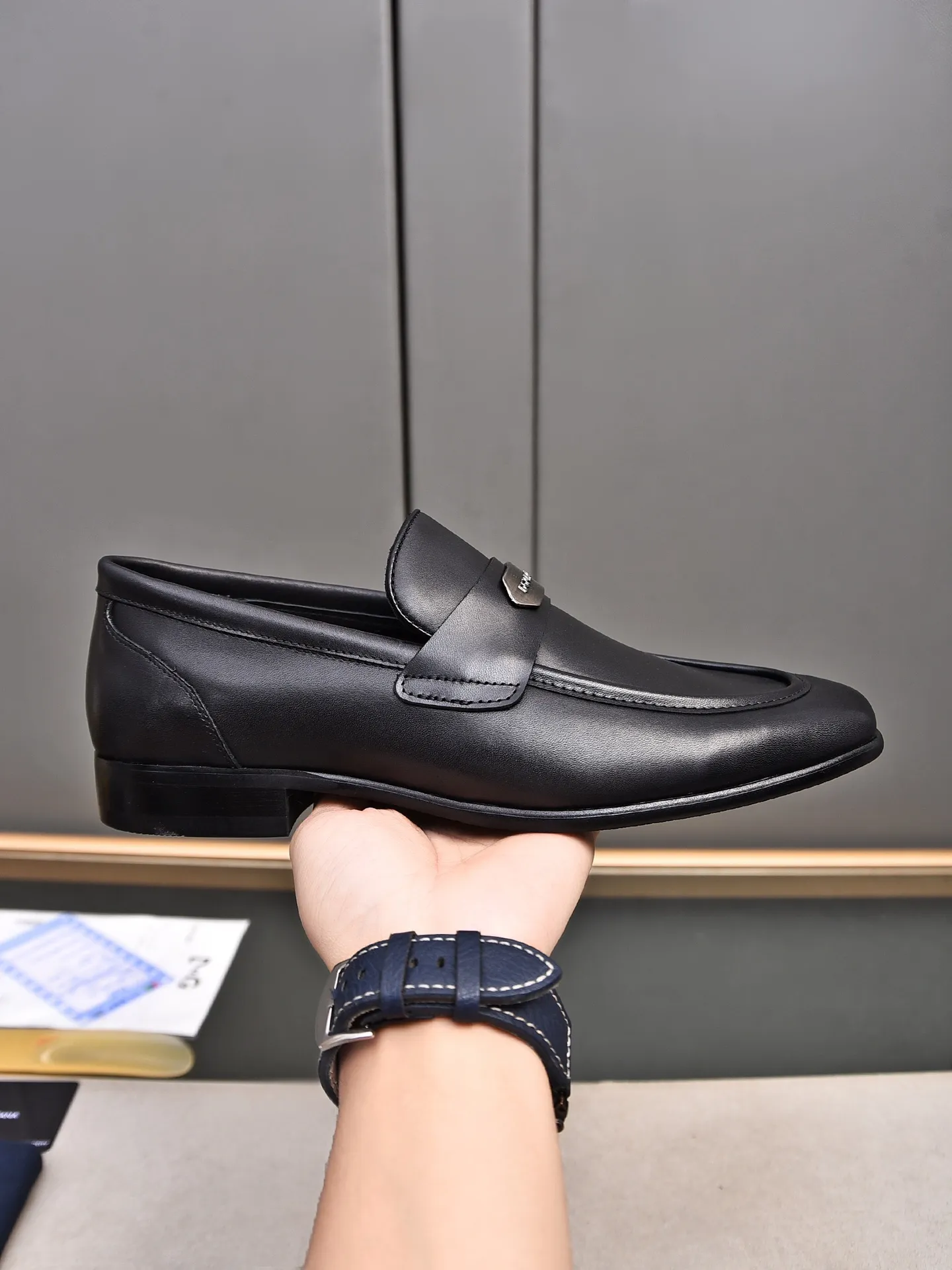 👍👍Men's shoes💰480 **Boutique recommendation**DG**The latest business formal leather shoes, official website synchronization, top version on the market, purely handmade. Fabric: imported calfskin with water-dyed cow lining 38, 39, 40, 41, 42, 43, 44 (customized at 45